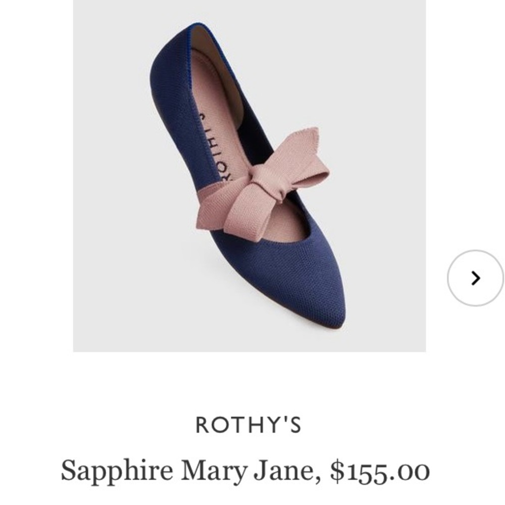 Rothy’s Sapphire Mary Jane